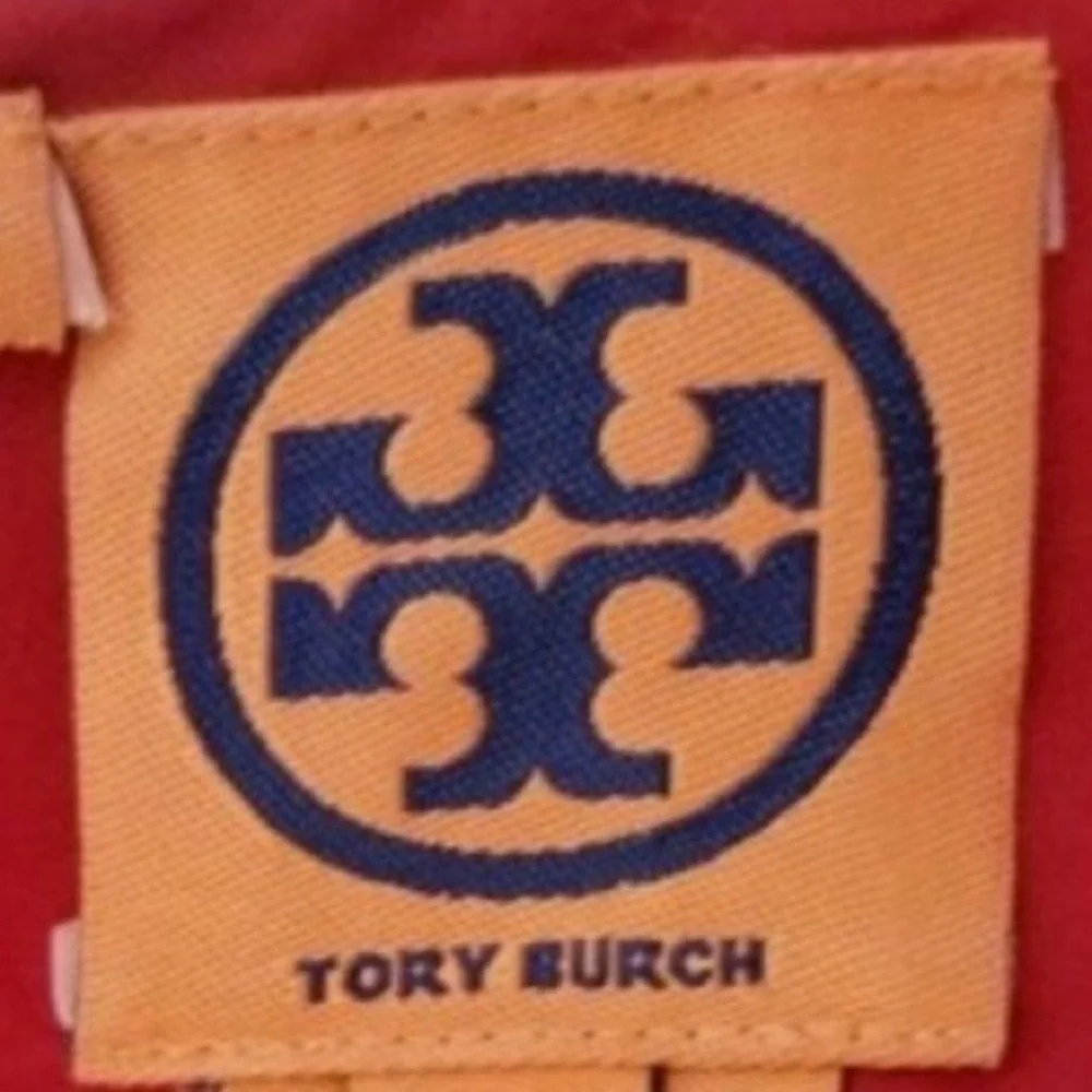 Tory‎ Burch Red Short Sleeve Crew Neck Mini Dress Size 6 Quiet Luxury